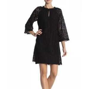 Velvet By Graham & Spencer Lace Shift Dress  Julienne Black Women's Size XS
